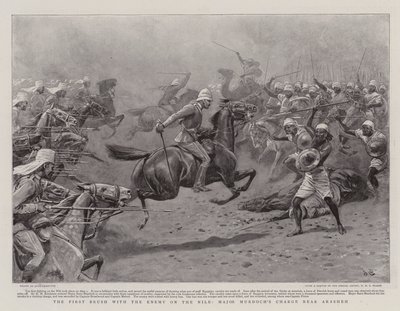The First Brush with the Enemy on the Nile, Major Murdoch